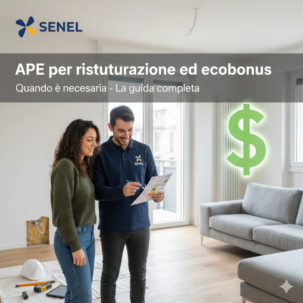 APE per ristrutturazione - Milano tecnico certificatore